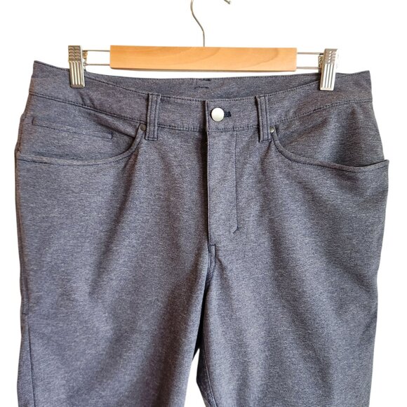 Lululemon Pants Men's 32 32x31 Blue ABC Pant Slim Tech Canvas 32" Office Commute - Picture 2 of 10